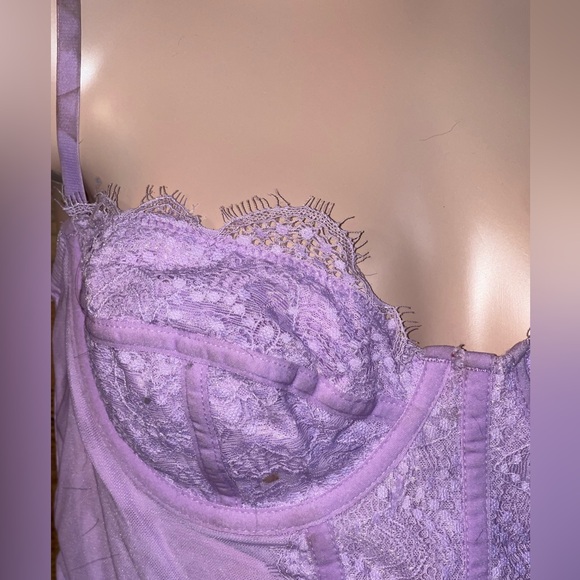 Urban Outfitters lilac lace corset mini dress - Picture 2 of 13